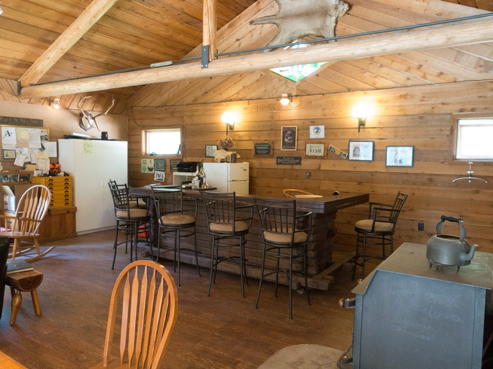bar area